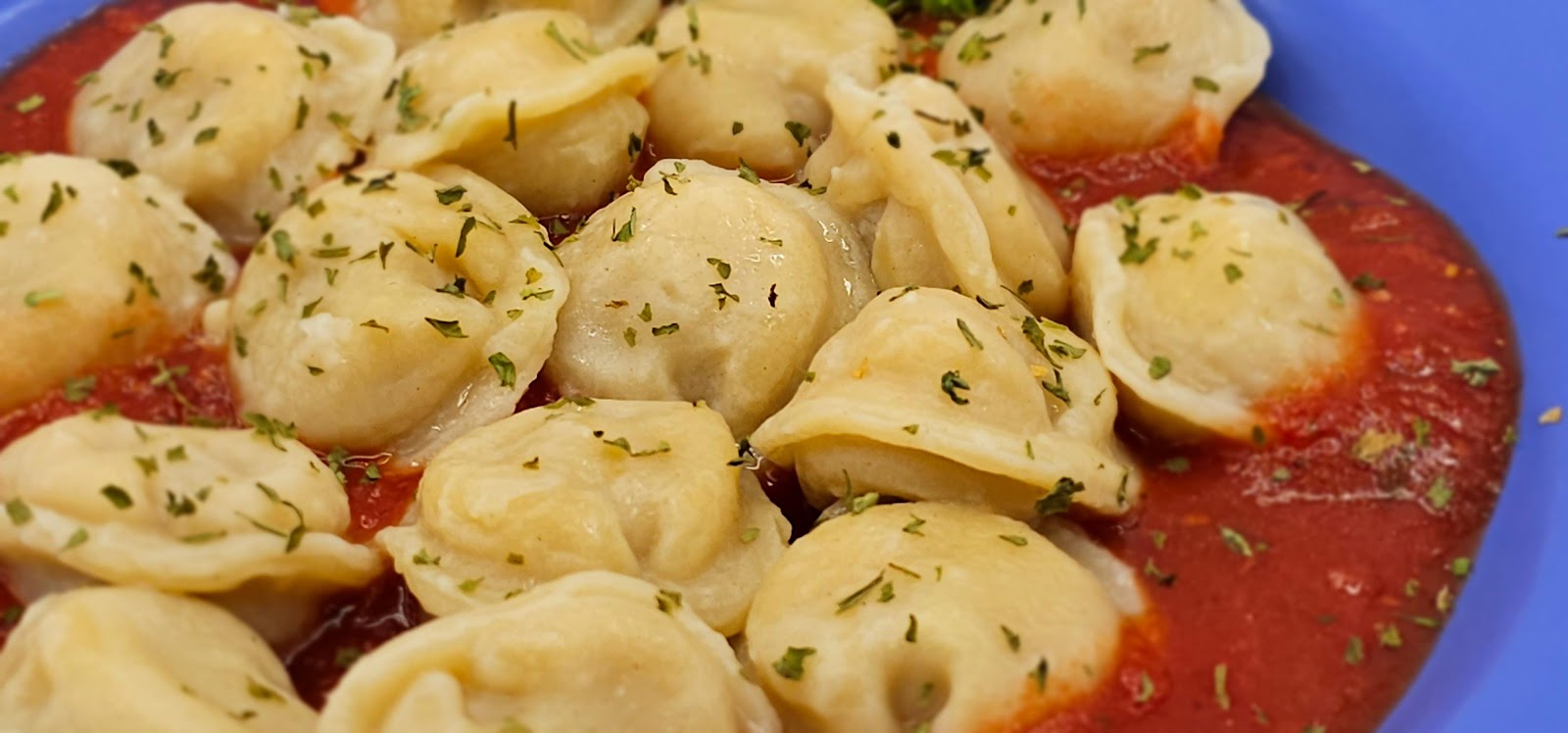 Pasta dish served at Eleni's Pizza Works restaurant in Sarasota
